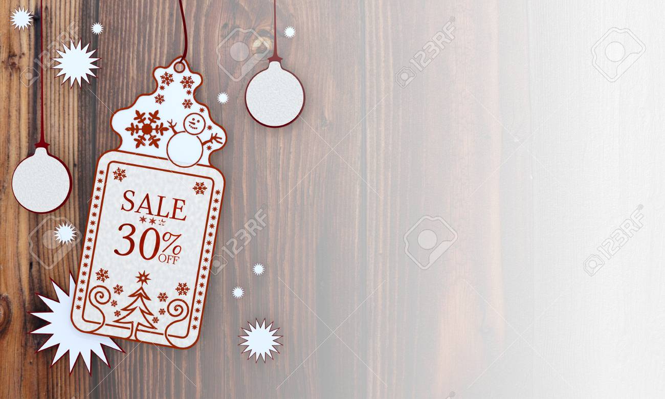クリスマス カードとクリスマスのイラスト販売 30 オフ白へのグラデーションと木製の背景の前にラベル の写真素材 画像素材 Image クリスマス カードとクリスマスのイラスト販売 30 オフ白へのグラデーションと木製の背景の前にラベル の写真素材 画像素材 Image