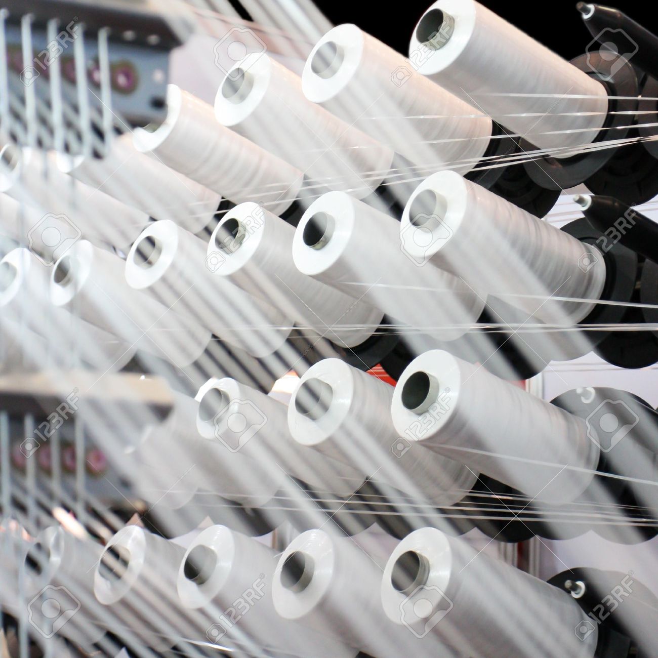 Closeup of thread for the Textile industry,Weaving and warping - 15845558 Closeup of thread for the Textile industry,Weaving and warping - 15845558