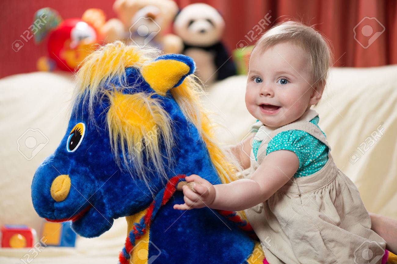 baby girl rocking horse