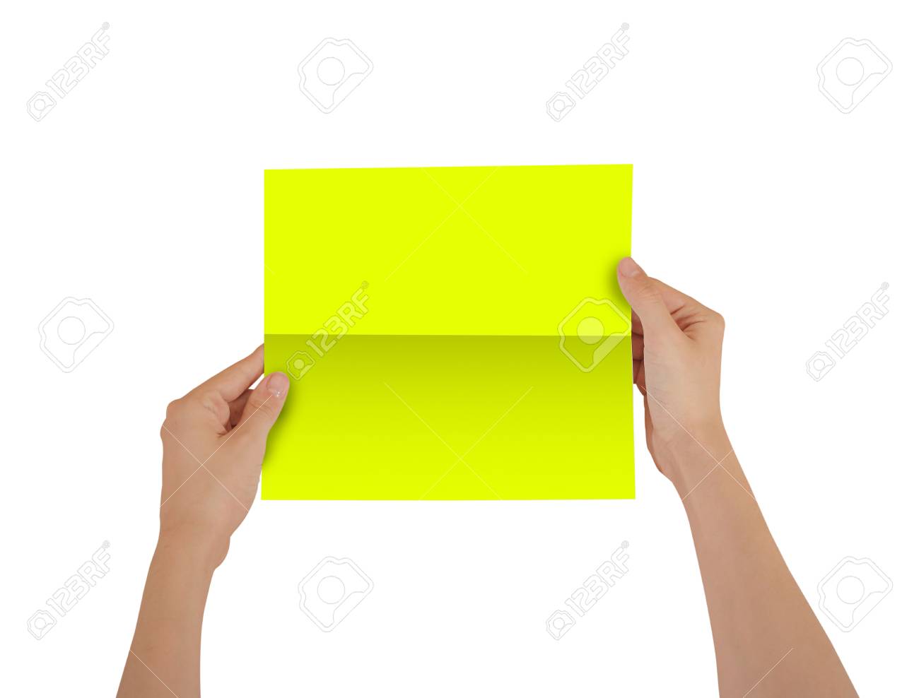 folding pamphlet