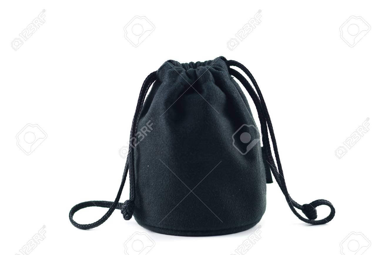 black cloth backpack