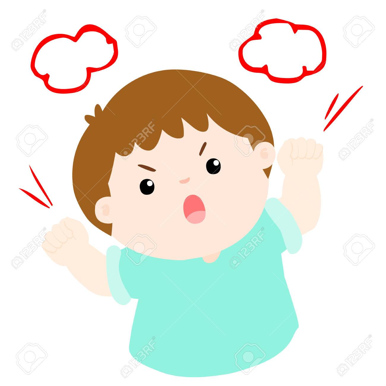 怒っている男の子は白い背景のベクトル図に大声で叫ぶのイラスト素材 ベクタ Image 怒っている男の子は白い背景のベクトル図に大声で叫ぶのイラスト素材 ベクタ Image