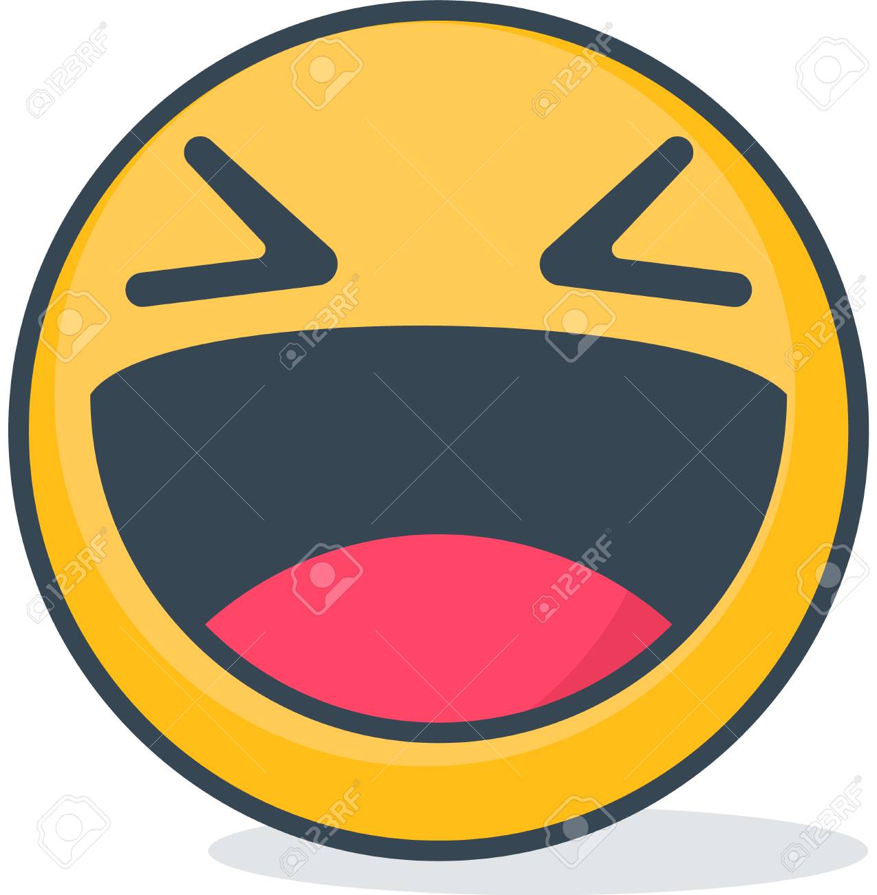 isolated laughing emoticon isolated emoticon stock photo picture
