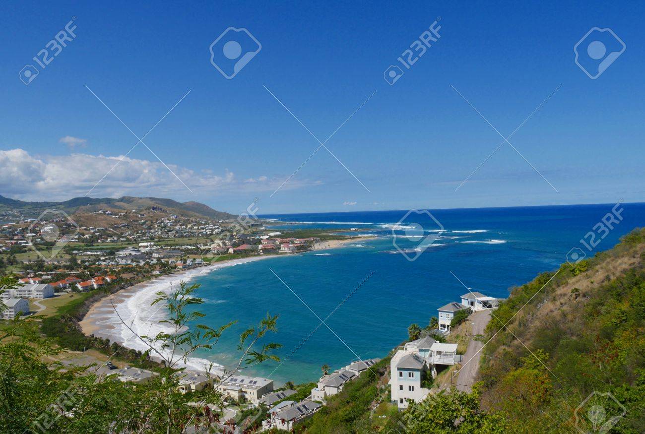 Frigate Bay, St Kitts, West Indies A view overlooking the scenic Frigate Bay in St. Kitts, West Indies - 77879745 Frigate Bay, St Kitts, West Indies A view overlooking the scenic Frigate Bay in St. Kitts, West Indies - 77879745