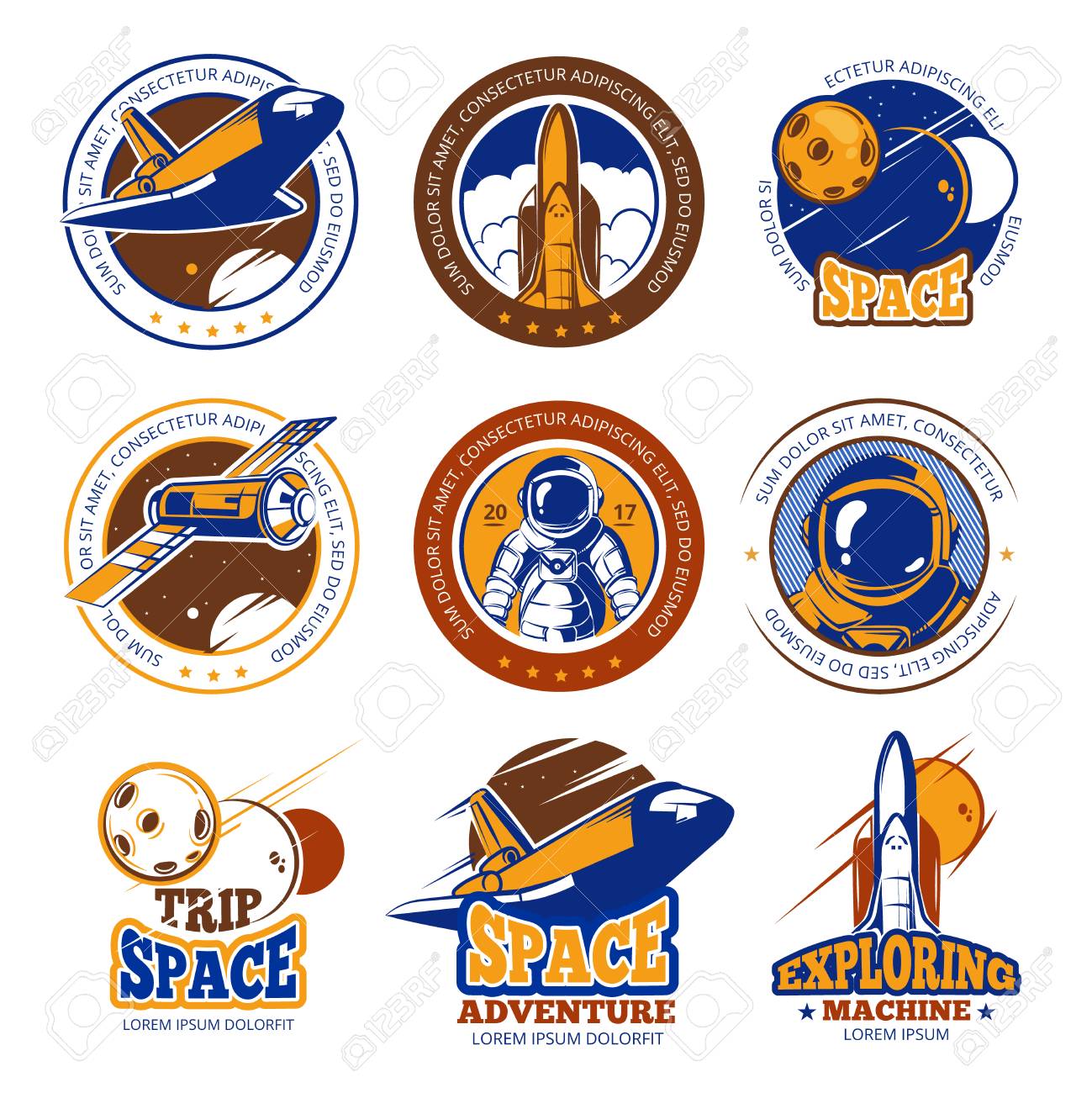 Astronaut Flight, Aviation, Space Shuttle And Rockets Vintage ...