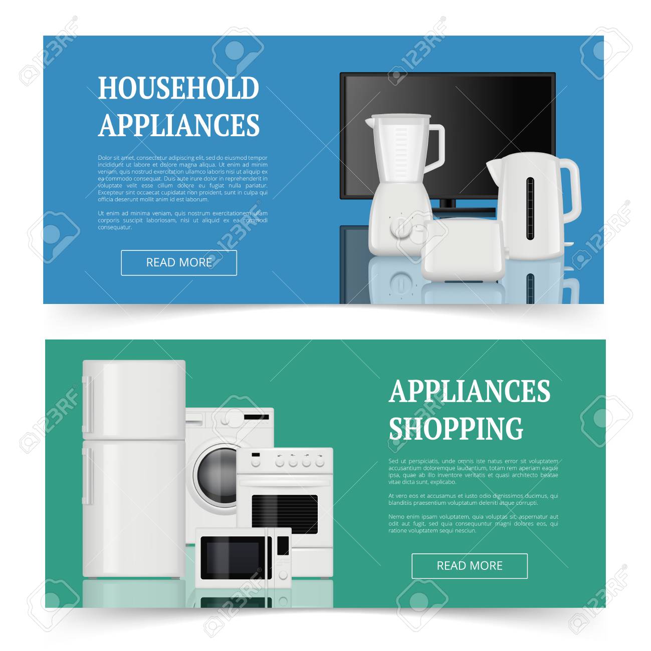 Appliances Shopping Advertising Of Electrical Home Household