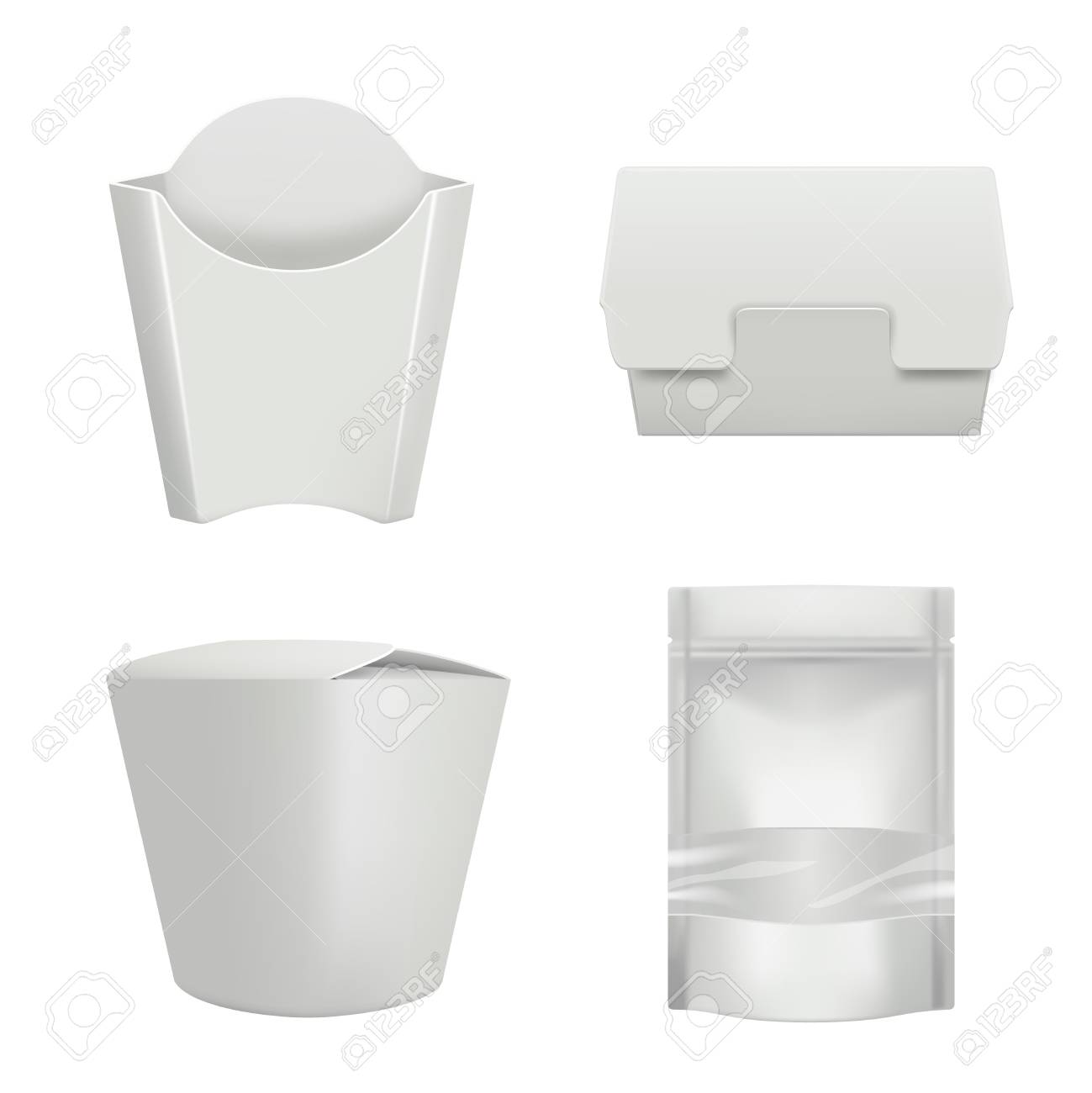 Download Packages For Food Plastic Containers For Delivery Coffee Cup Royalty Free Cliparts Vectors And Stock Illustration Image 127633994 PSD Mockup Templates