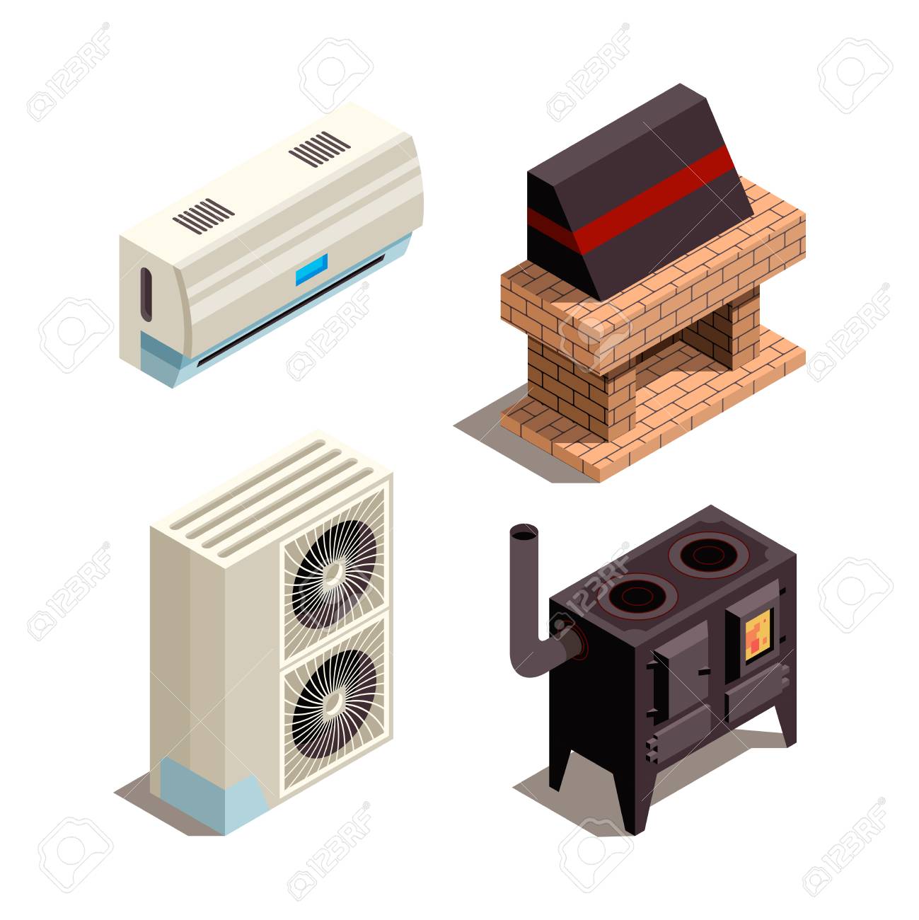 Air Conditioning Systems Cooling Heating Generators Compressor