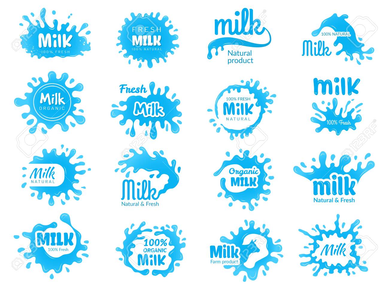 Dairy Food Logo Milk Yoghurt And Lecho Farm Badges Design With Flowing Liquid Dairy Products With Splashes Vector Set Farm Milk Cream And Dairy Liquid Logo Fresh Drink Badge Illustration Royalty Free Dairy Food Logo Milk Yoghurt And Lecho Farm Badges Design With Flowing Liquid Dairy Products With Splashes Vector Set Farm Milk Cream And Dairy Liquid Logo Fresh Drink Badge Illustration Royalty Free