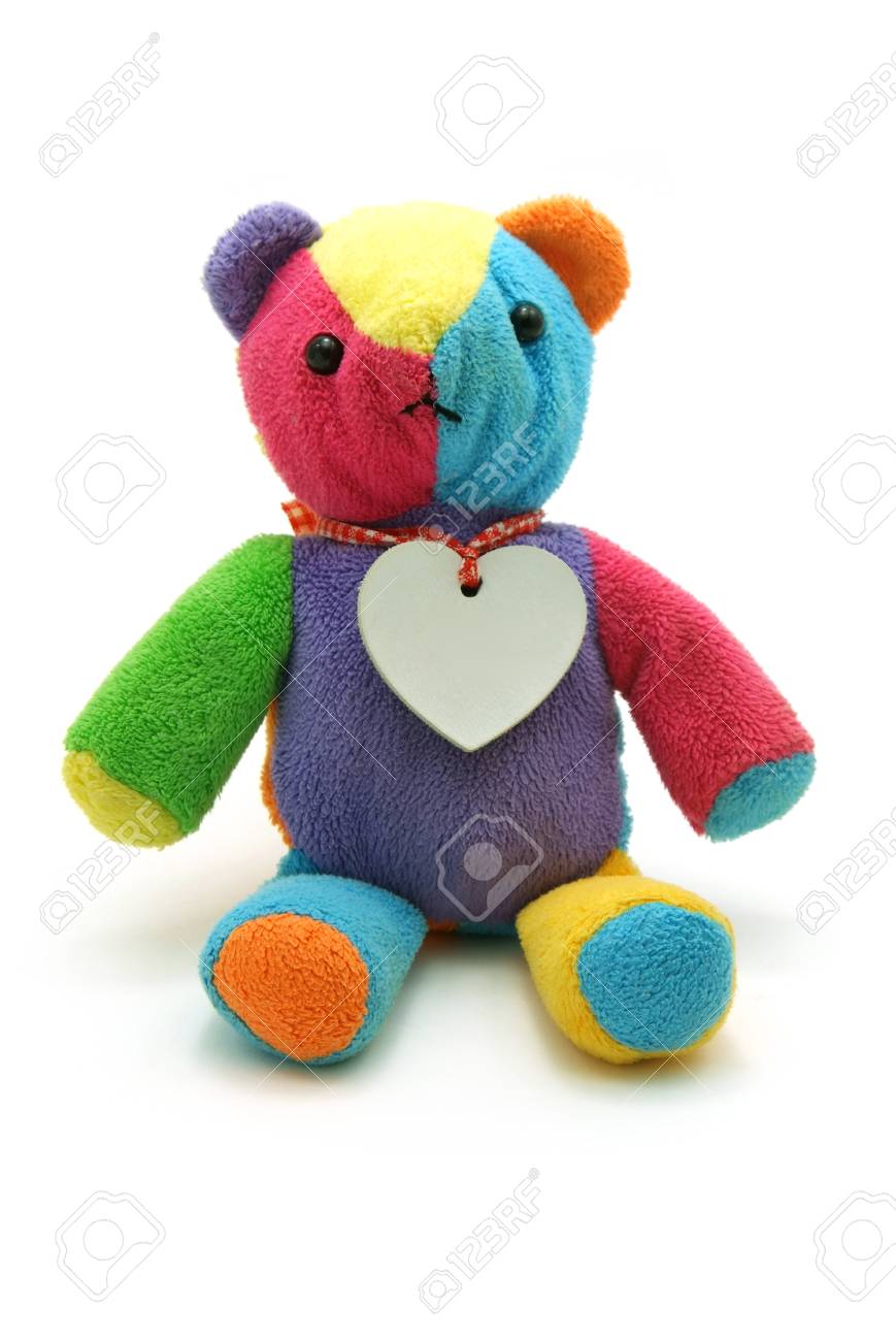 colourful teddy bears