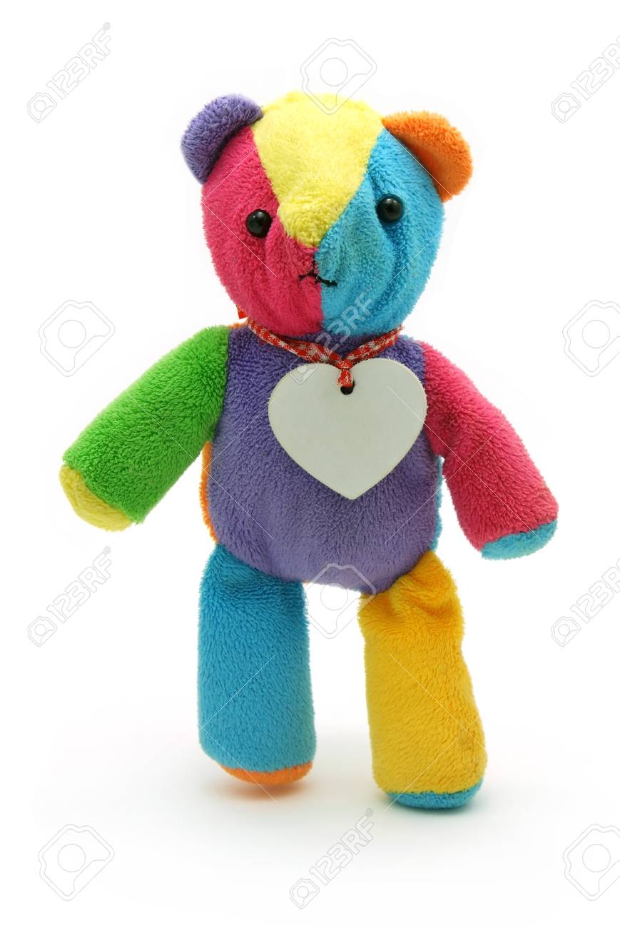 colourful teddy