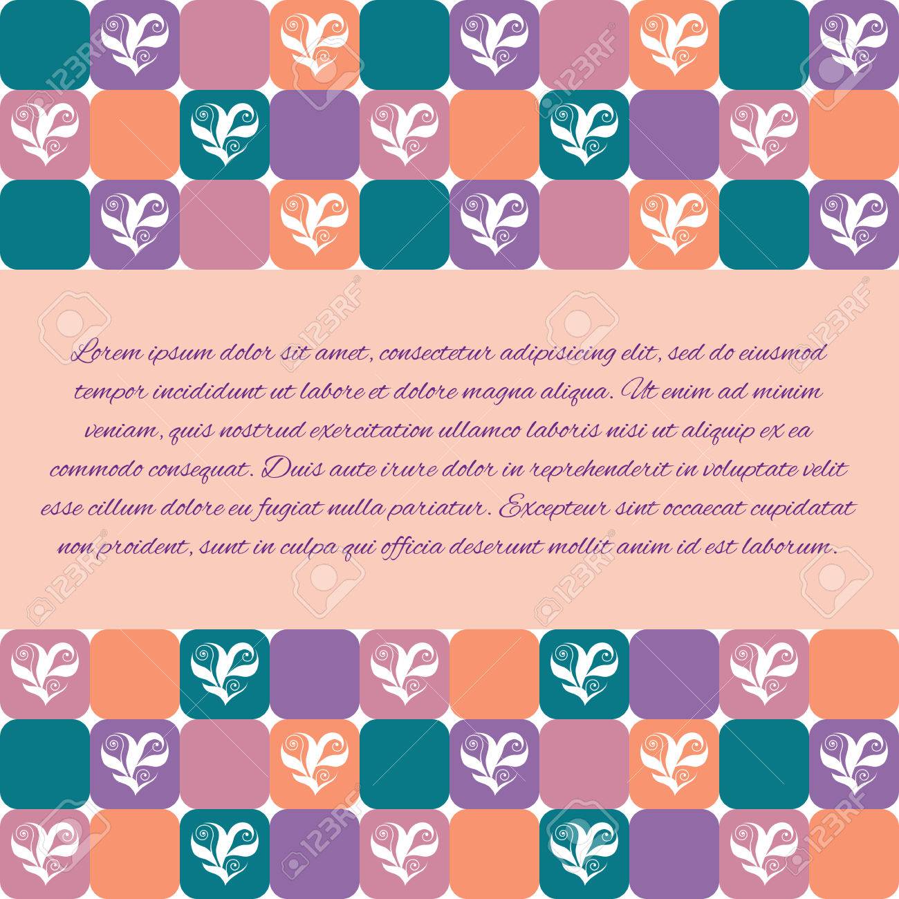flyer invitation or greeting card design template with floral