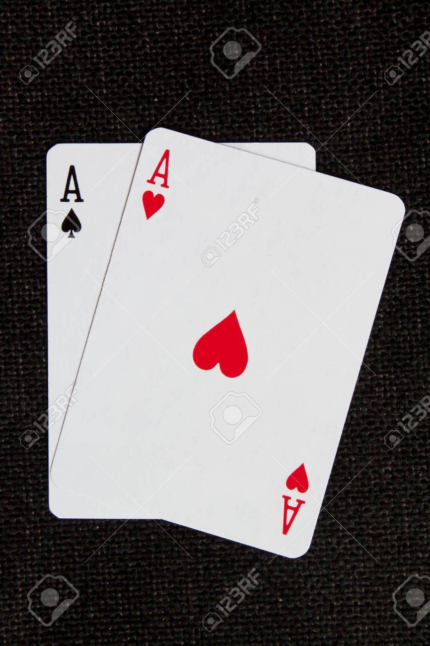 ハートのトランプのエースの写真素材・画像素材 Image 22006296