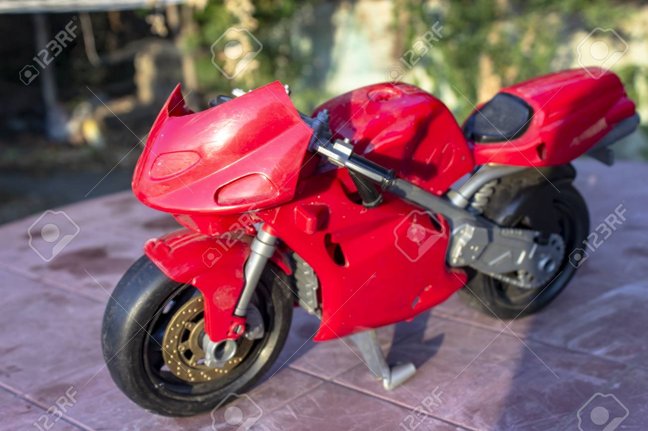 red toy bike