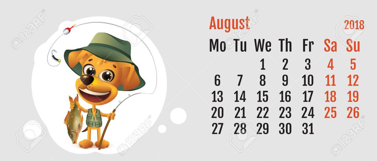 2018 año de perro amarillo en el calendario chino pescador del