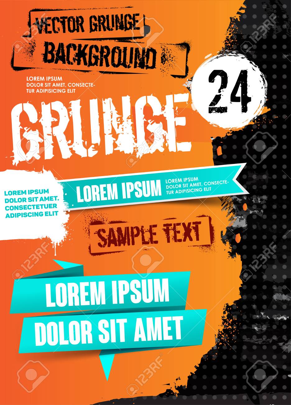 abstract modern background grunge texture scratch texture flyers on wall royalty free