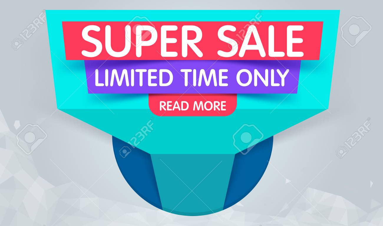 super sale banner design you can use for super sale promotion shopping flyers