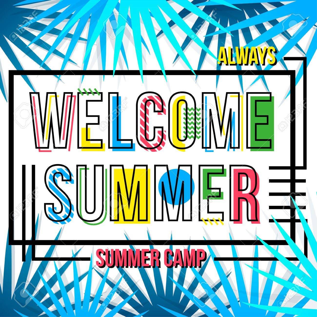 summer camp poster template free