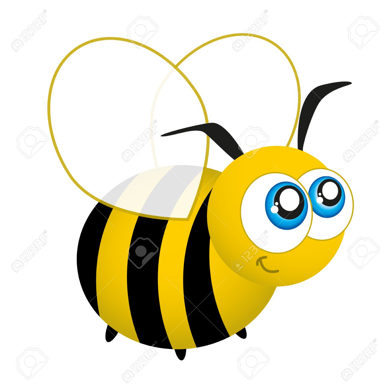 蜂漫画のイラスト素材 ベクタ Image