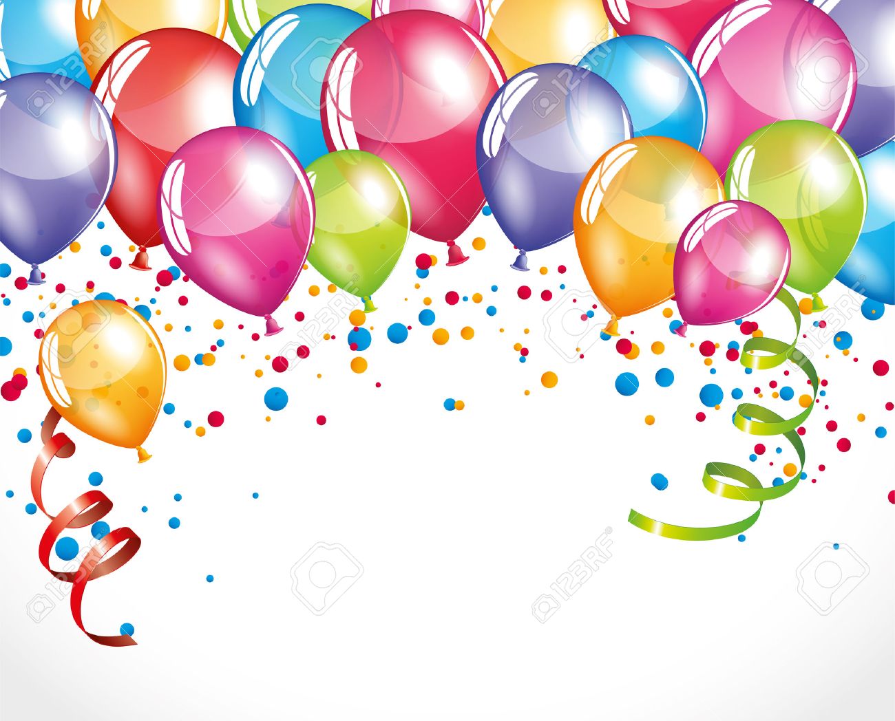風船背景 のイラスト素材 ベクタ Image