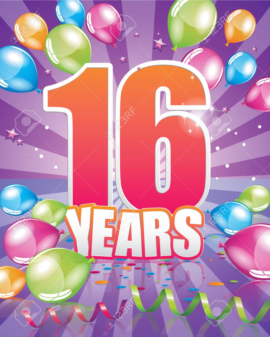 16 Years Birthday Card Full Vector Elements Royalty Free Cliparts Vectors And Stock Illustration Image 16 Years Birthday Card Full Vector Elements Royalty Free Cliparts Vectors And Stock Illustration Image