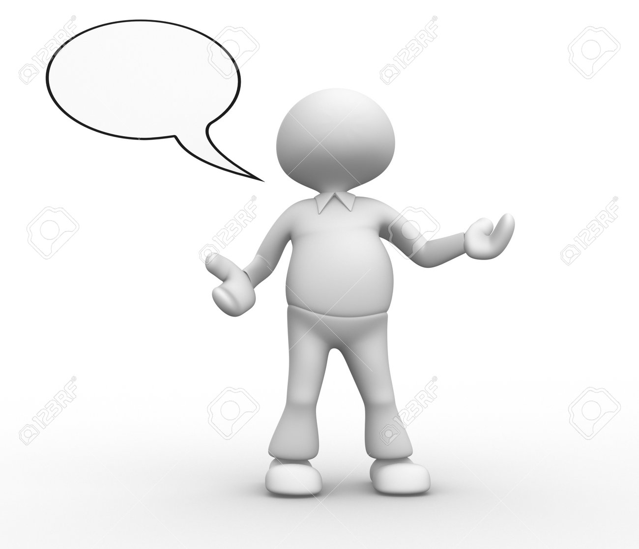 empty word bubble