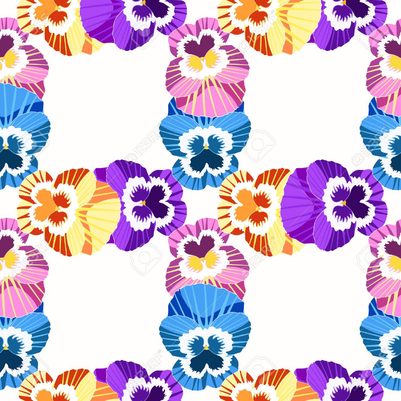 seamless pattern grid violet