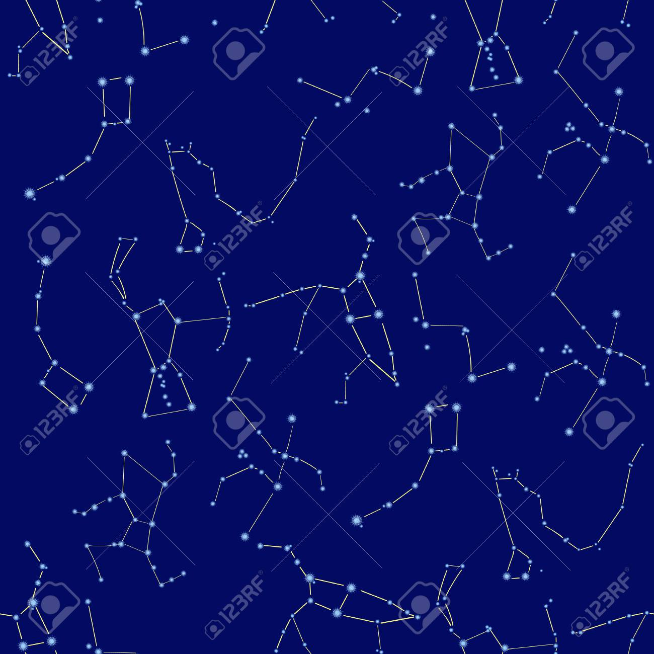 星の星座のイラスト のイラスト素材 ベクタ Image 88219056