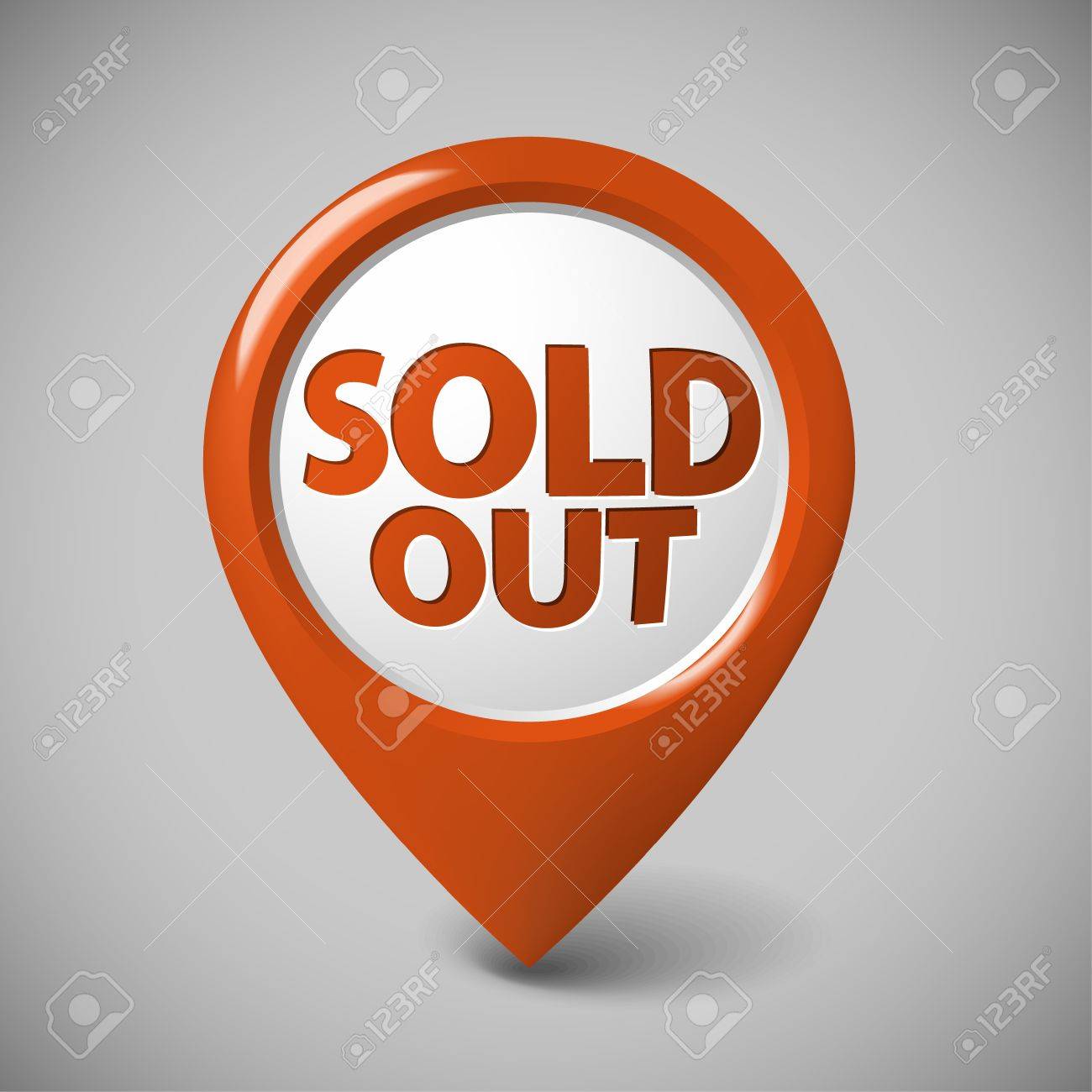 Round 3D pointer for a sold out item - red color (check my portfolio for more versions) - 9516111 Round 3D pointer for a sold out item - red color (check my portfolio for more versions) - 9516111