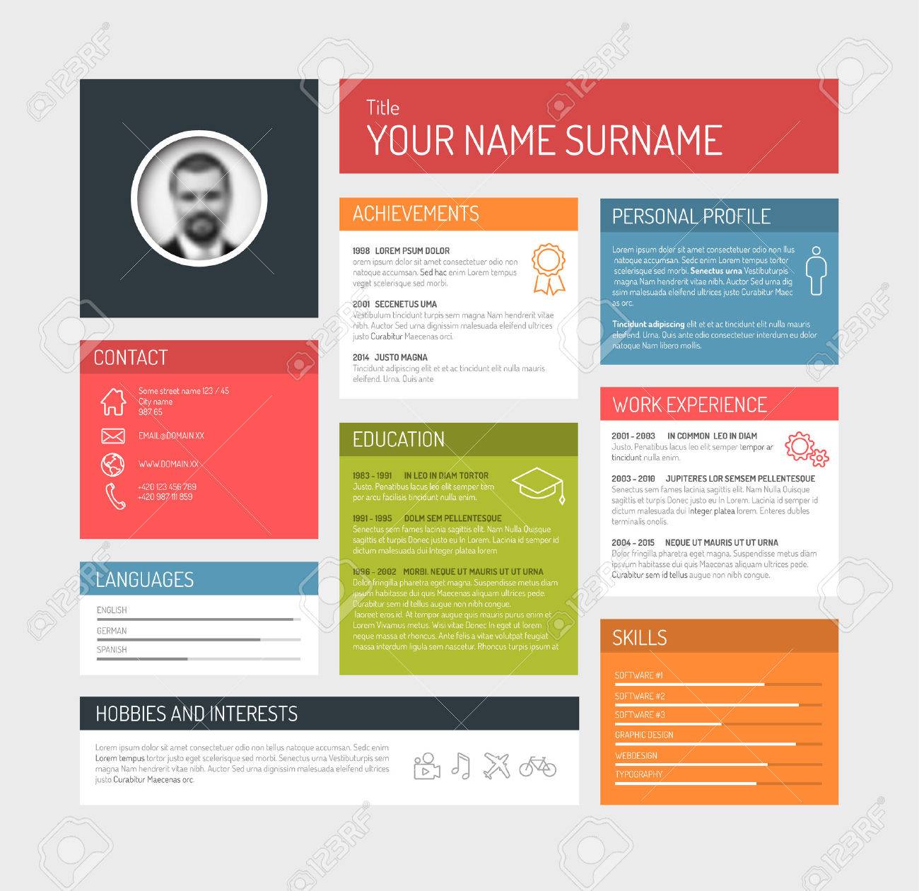 resume template website