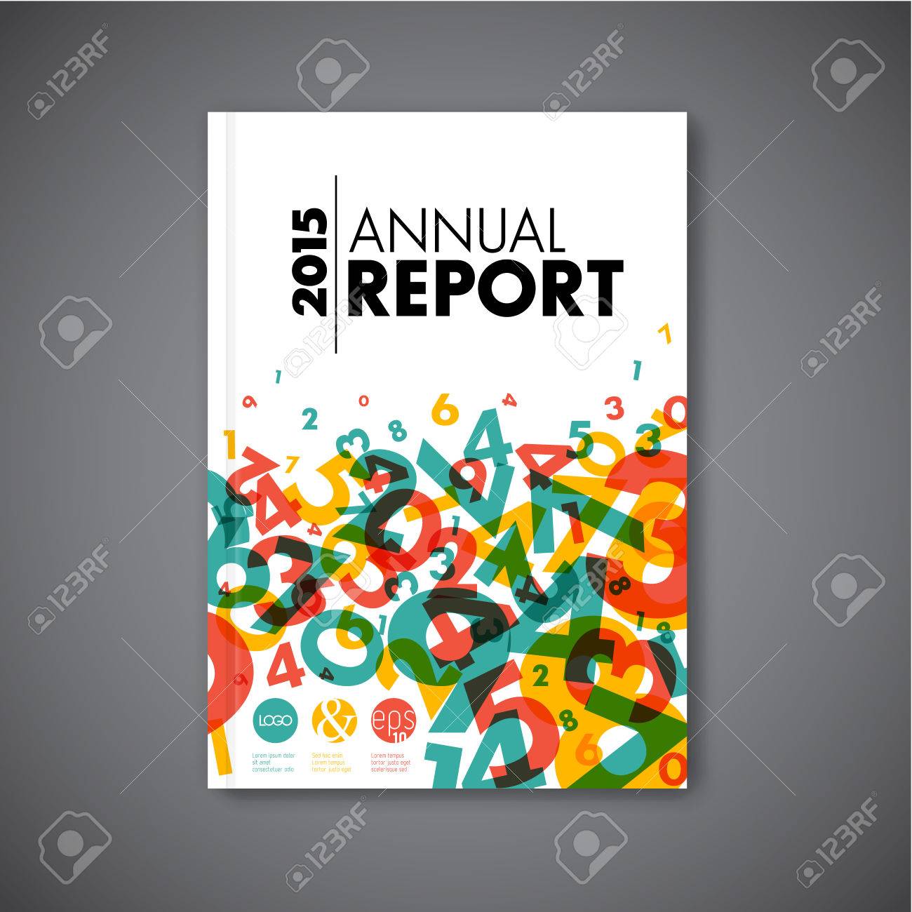 modern vector abstract brochure book flyer design template book flyer design