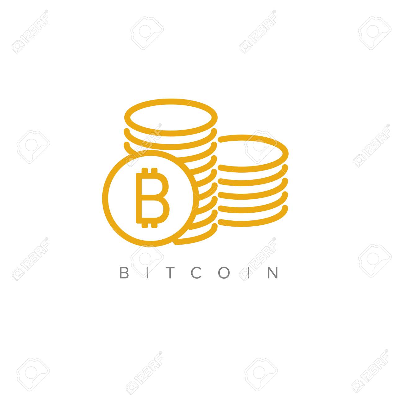 ベクトルビットコインコインアイコンのイラスト素材 ベクタ Image ベクトルビットコインコインアイコンのイラスト素材 ベクタ Image