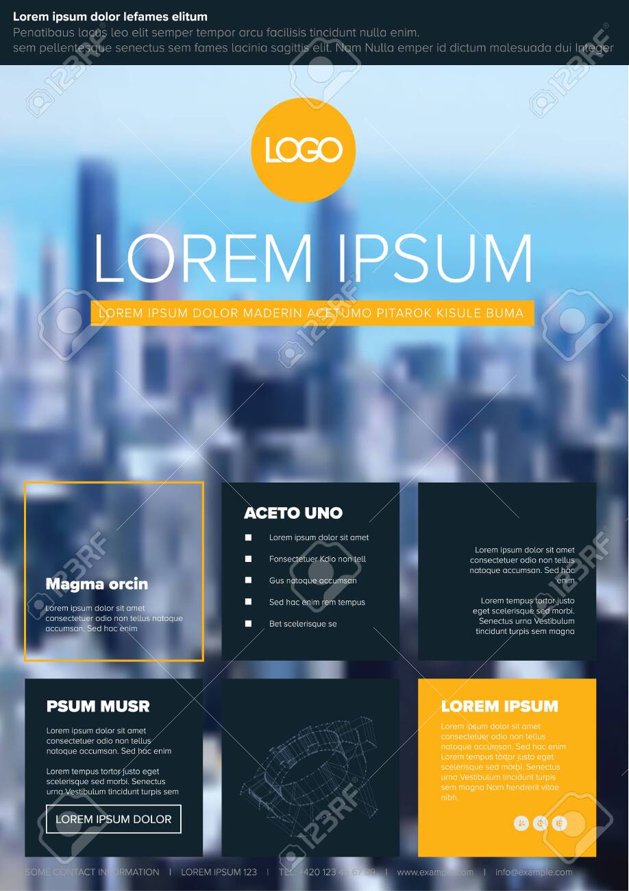 modern business corporate brochure flyer design vector template flyers design samples