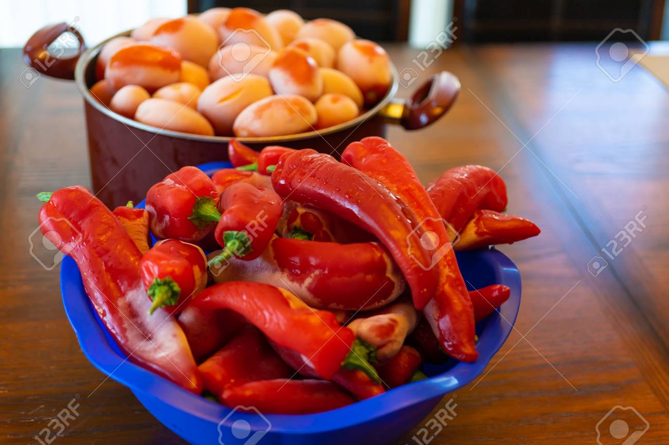 How to thaw frozen peppers