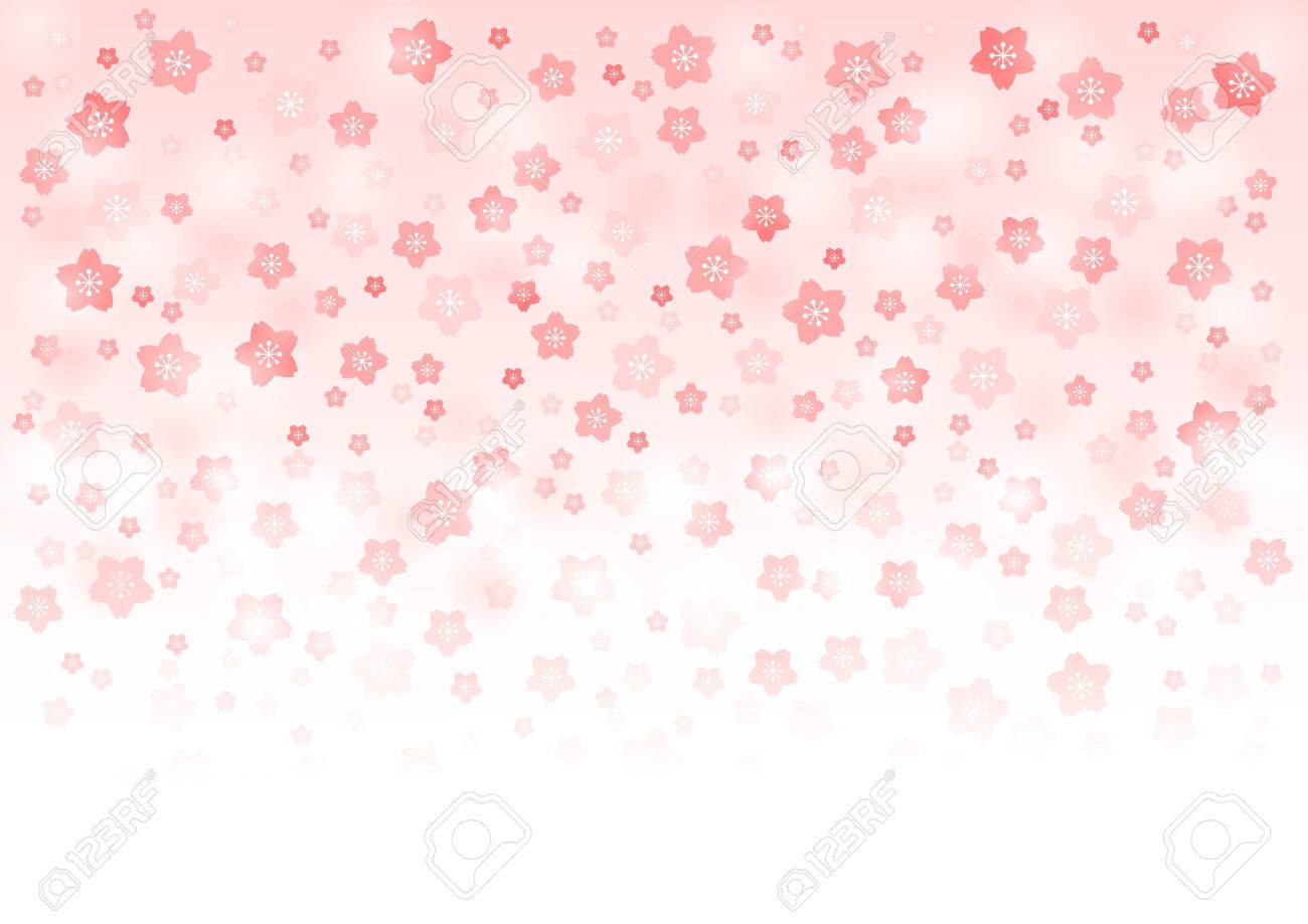 桜背景イラストのイラスト素材 ベクタ Image 52502974