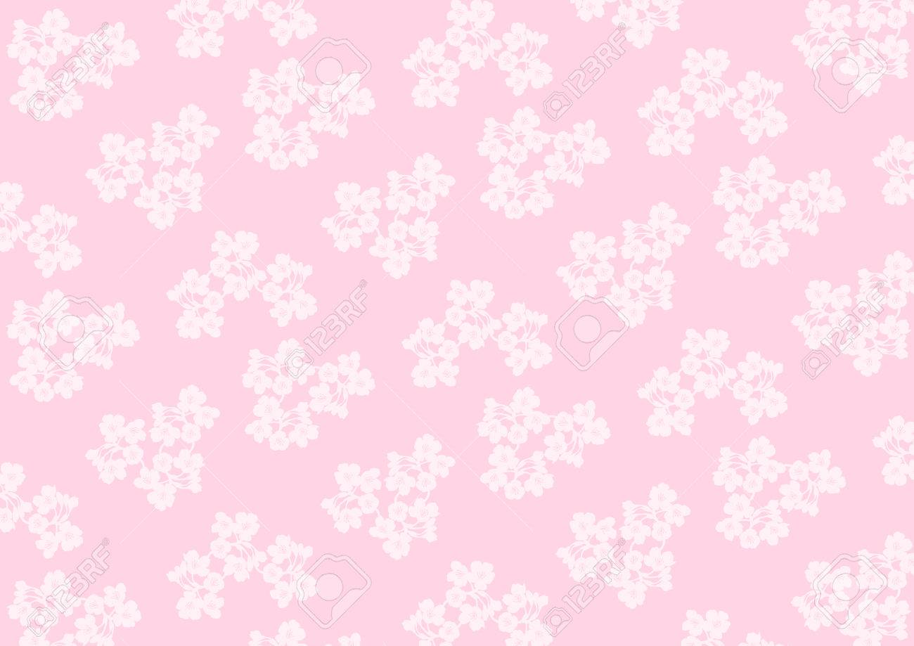 桜 ピンク背景 のイラスト のイラスト素材 ベクタ Image