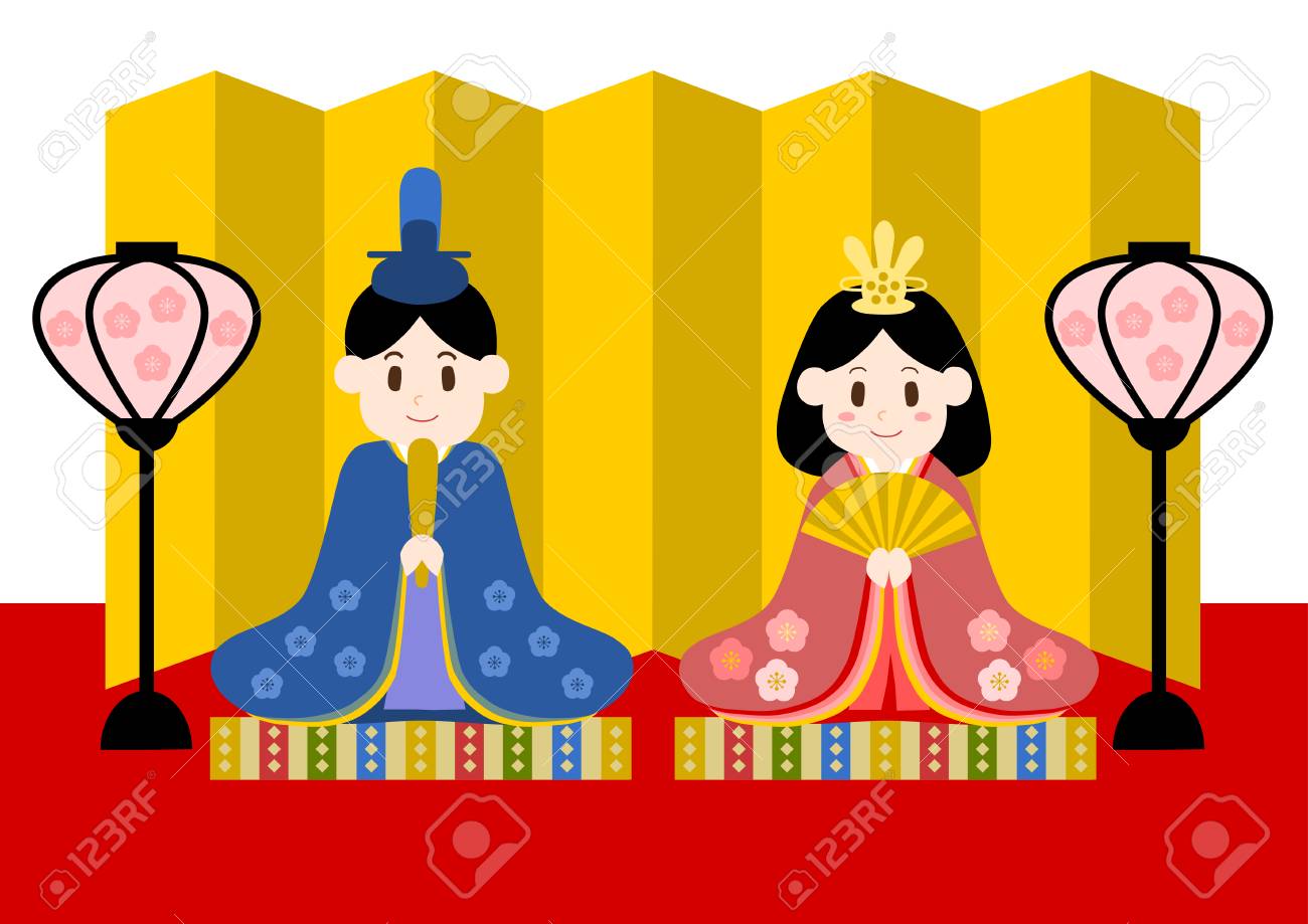 ひな祭り 日本の人形の祭り のイラストのイラスト素材 ベクタ Image