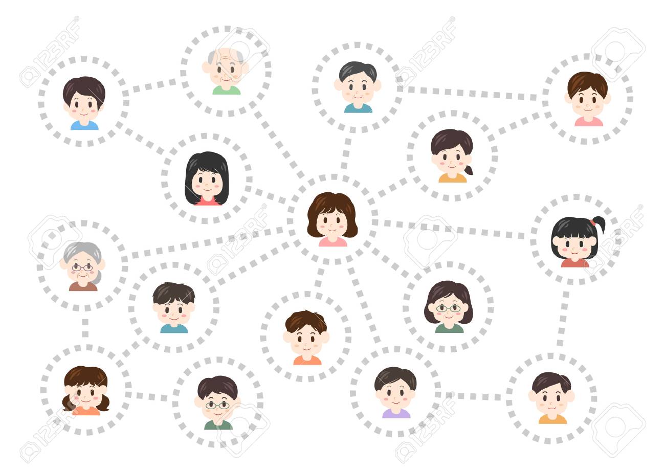 Human relations and network vector illustration. - 88244634 Human relations and network vector illustration. - 88244634