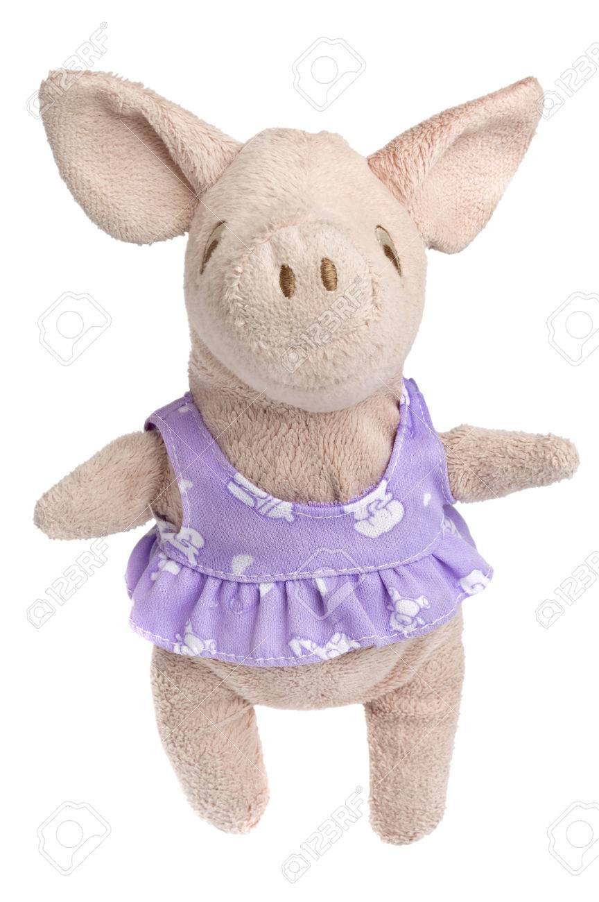 purple pig stuffed animal