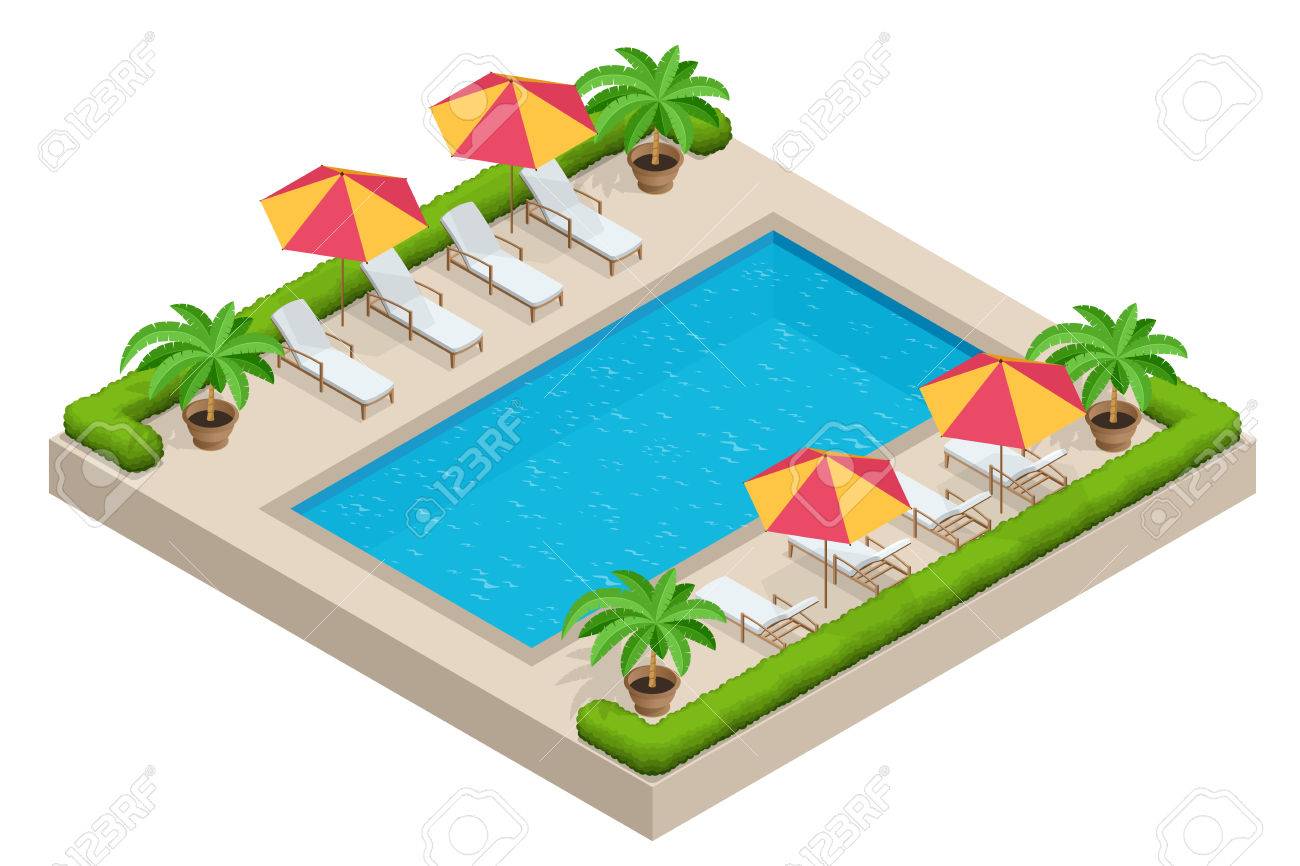 Swimming Pool Parasol Umbrella Beach Chairs Flat Swimming Pool Parasol Umbrella Beach Chairs Flat