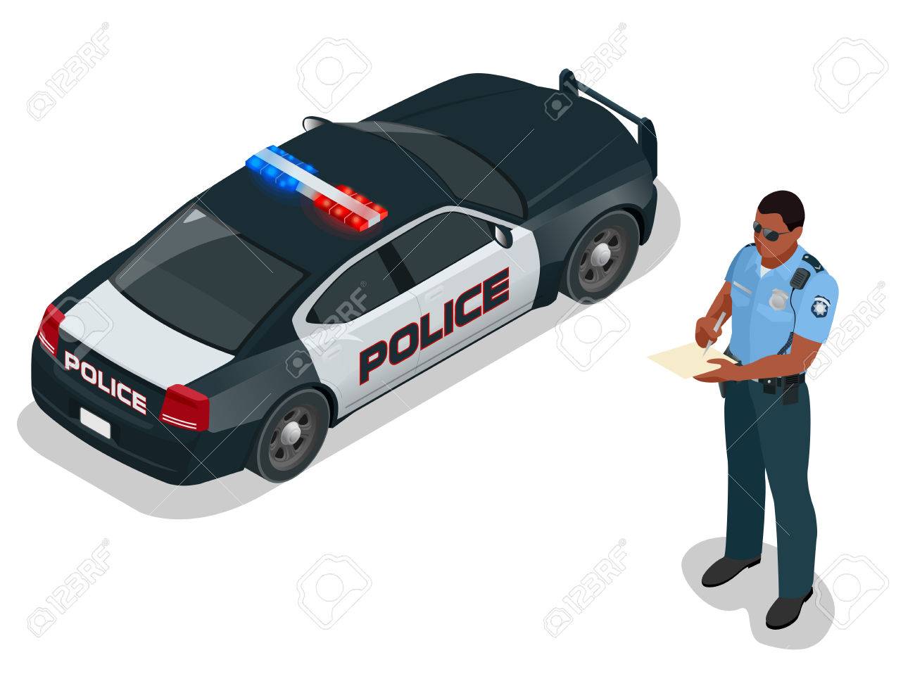 toy police car with siren and lights