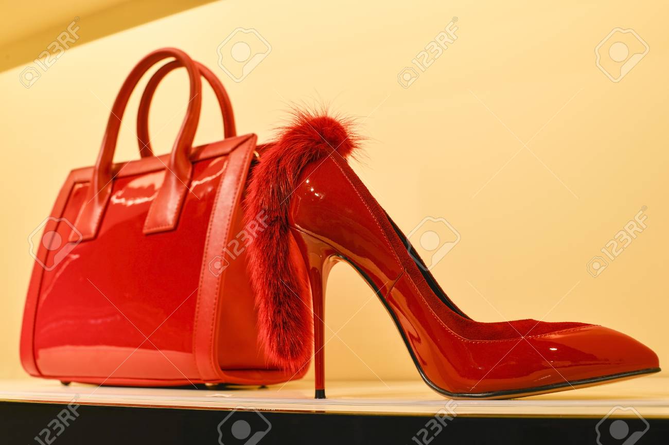 red stilettos