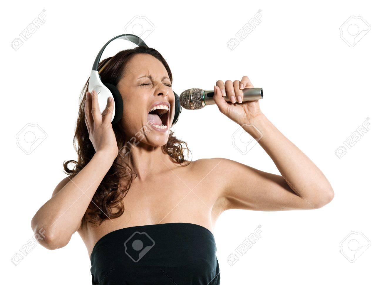 Portrait Of A Beautiful Mature Woman