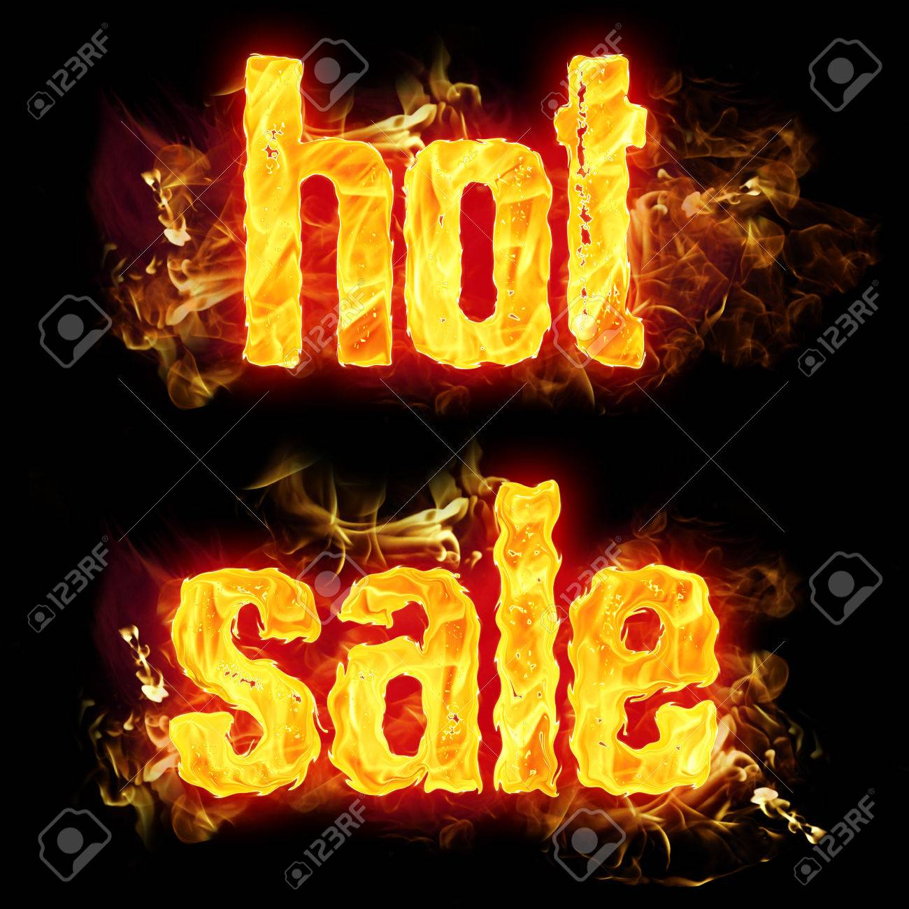 燃える炎の熱い販売の言葉 の写真素材 画像素材 Image