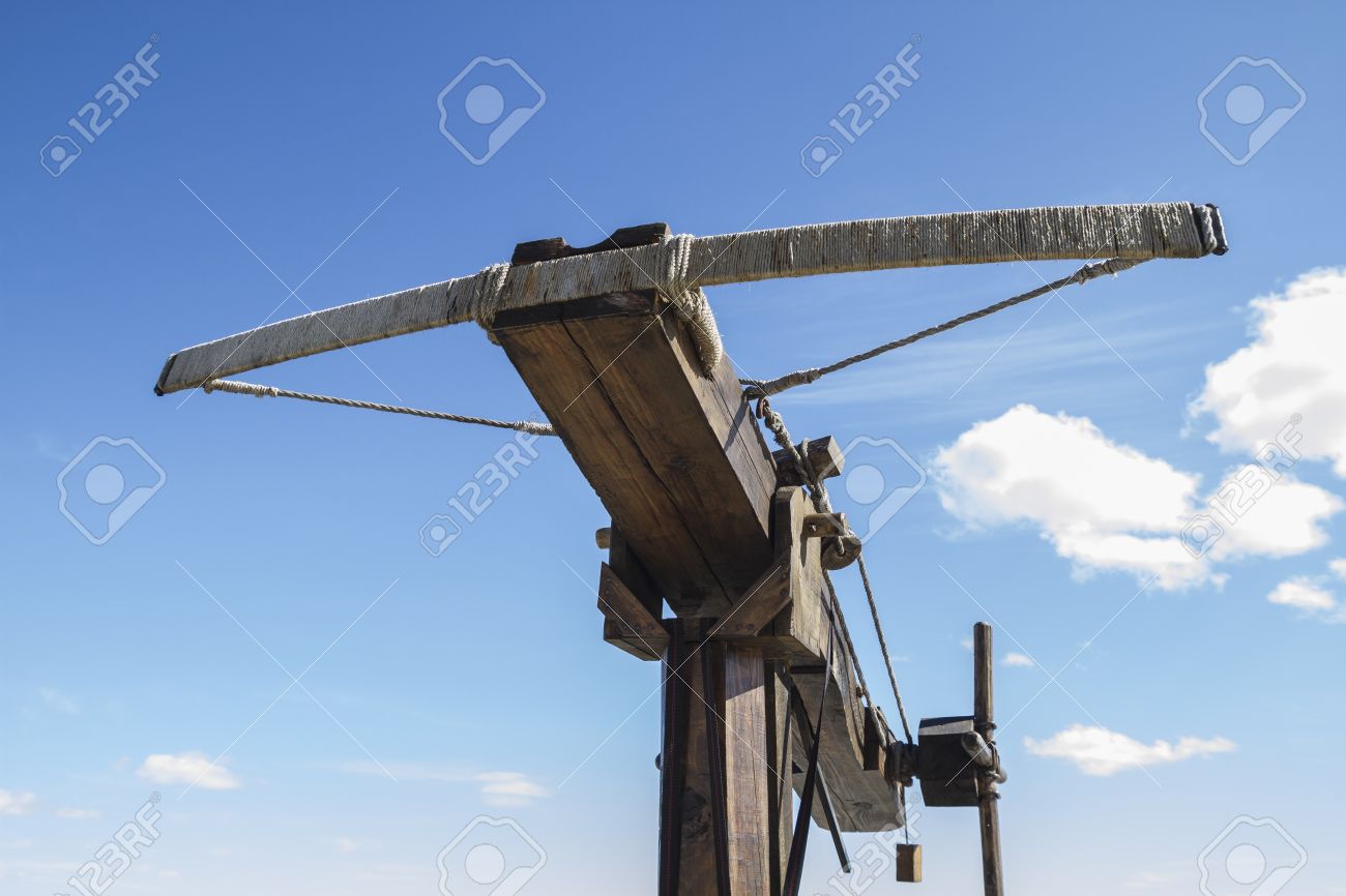 Medieval Siege Weapons Crossbows Onagers Catapults And Battering Stock Photo Picture And Royalty Free Image Image