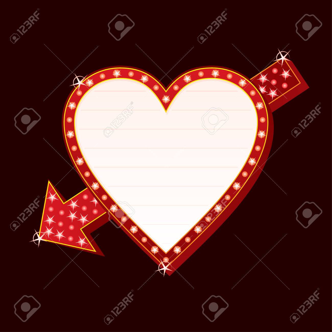 neon sign with heart