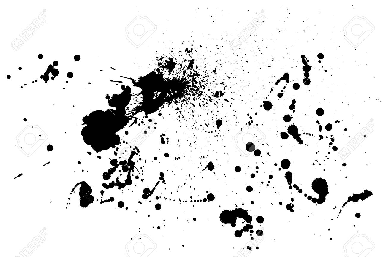 splatter paint texture distress rough background black spray