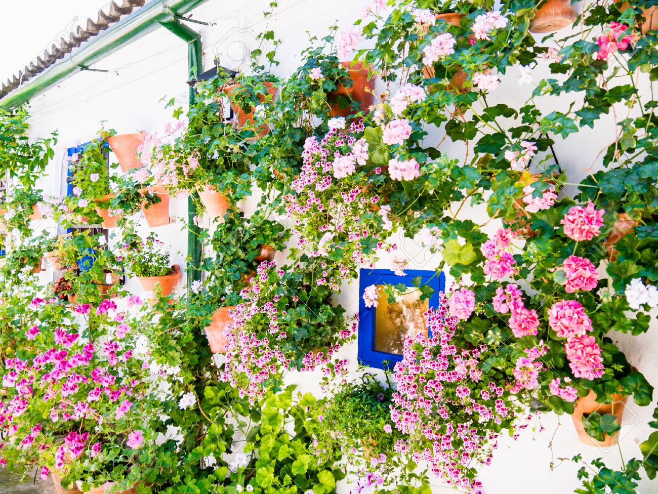 コルドバ スペイン 5 月 8 日 花の装飾のパティオ祭りの期間中 15 年 5 月 8 日にコルドバ スペイン の写真素材 画像素材 Image