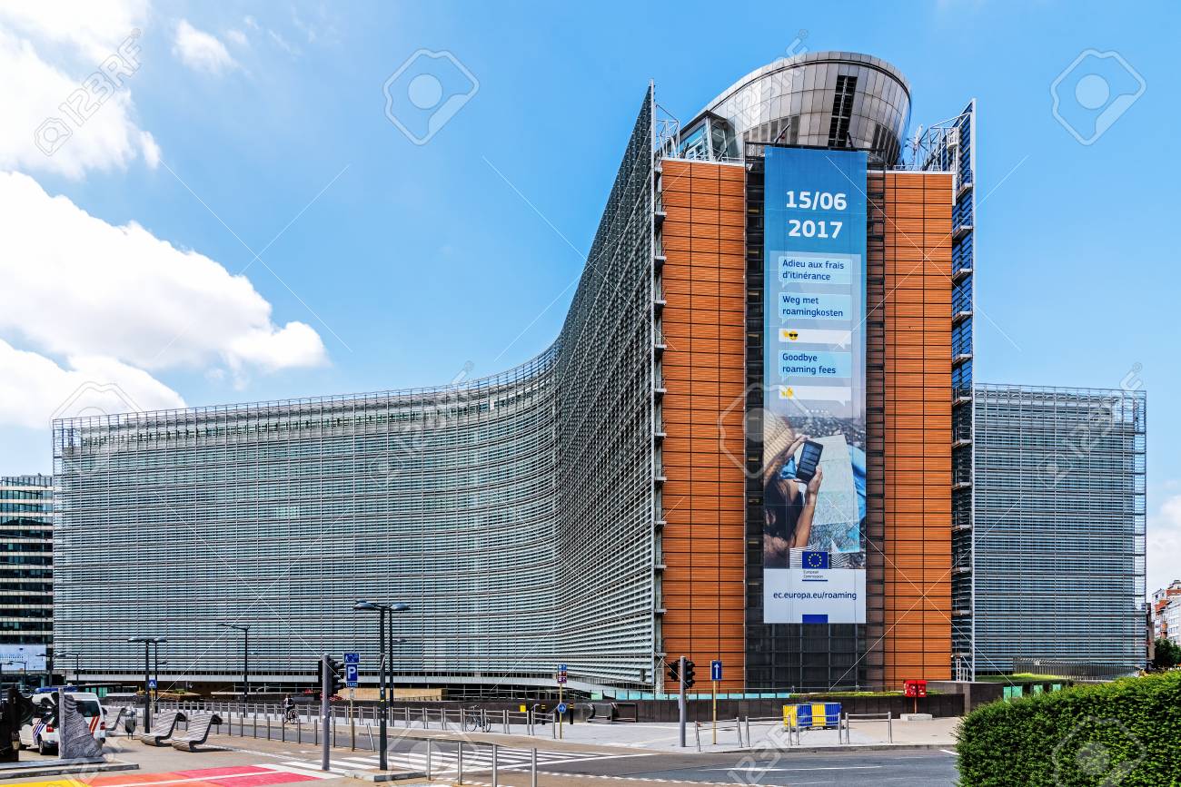 BRUSSELS - JUNE 17, 2017: The Berlaymont Office Building – Seat Of The  Headquarters Of The European Commission, The Executive Of The European  Union. Stock Photo, Picture And Royalty Free Image. Image 90482231.