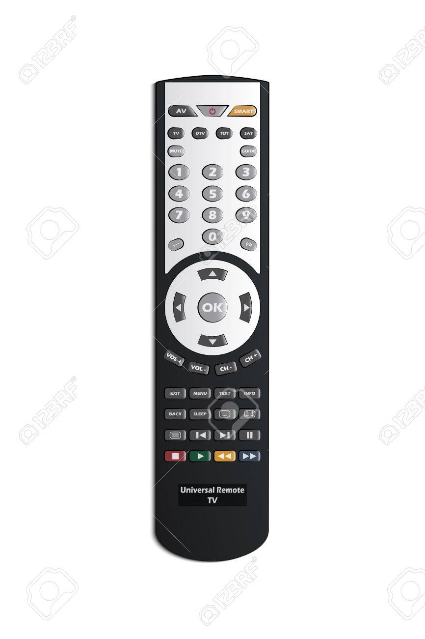Television Universal Remote Control Royalty Free Cliparts Vectors And Stock Illustration Image 67034191